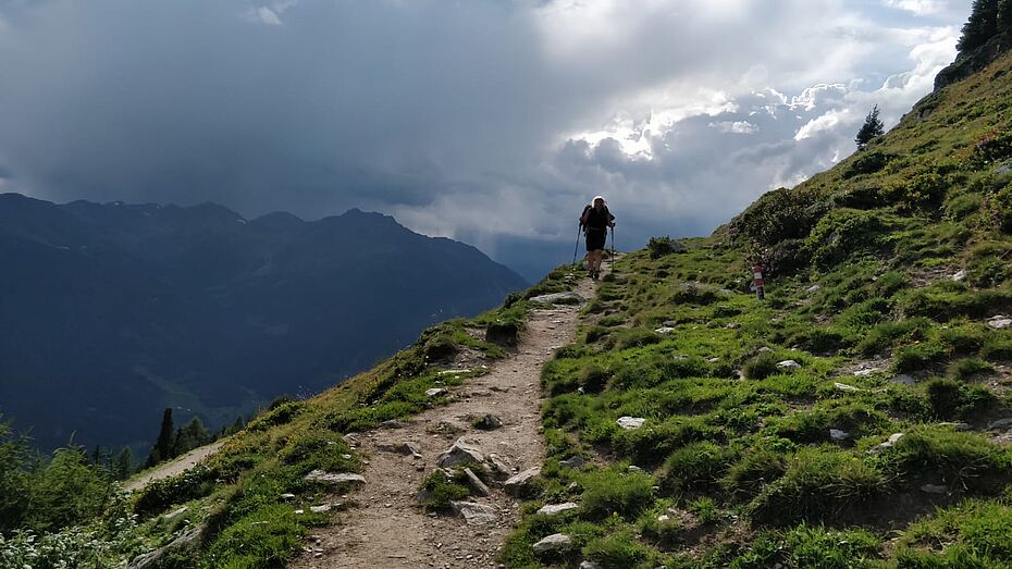 Bild (Ein Weg in den Bergen) zu Holotropes Atmen und die Atemsitzung: Was habe ich als Atmender zu tun?